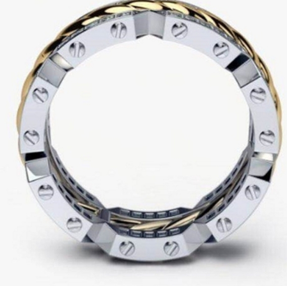 Ring Steampunk Gear spinner sz 10 - Picture 3 of 5